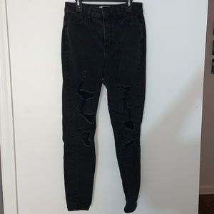 Ripped jeggings